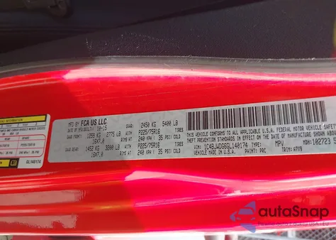 2016 Jeep Wrangler Unlimited Sport z USA, uszkodzony, nr VIN 1C4BJWDG6GL140174